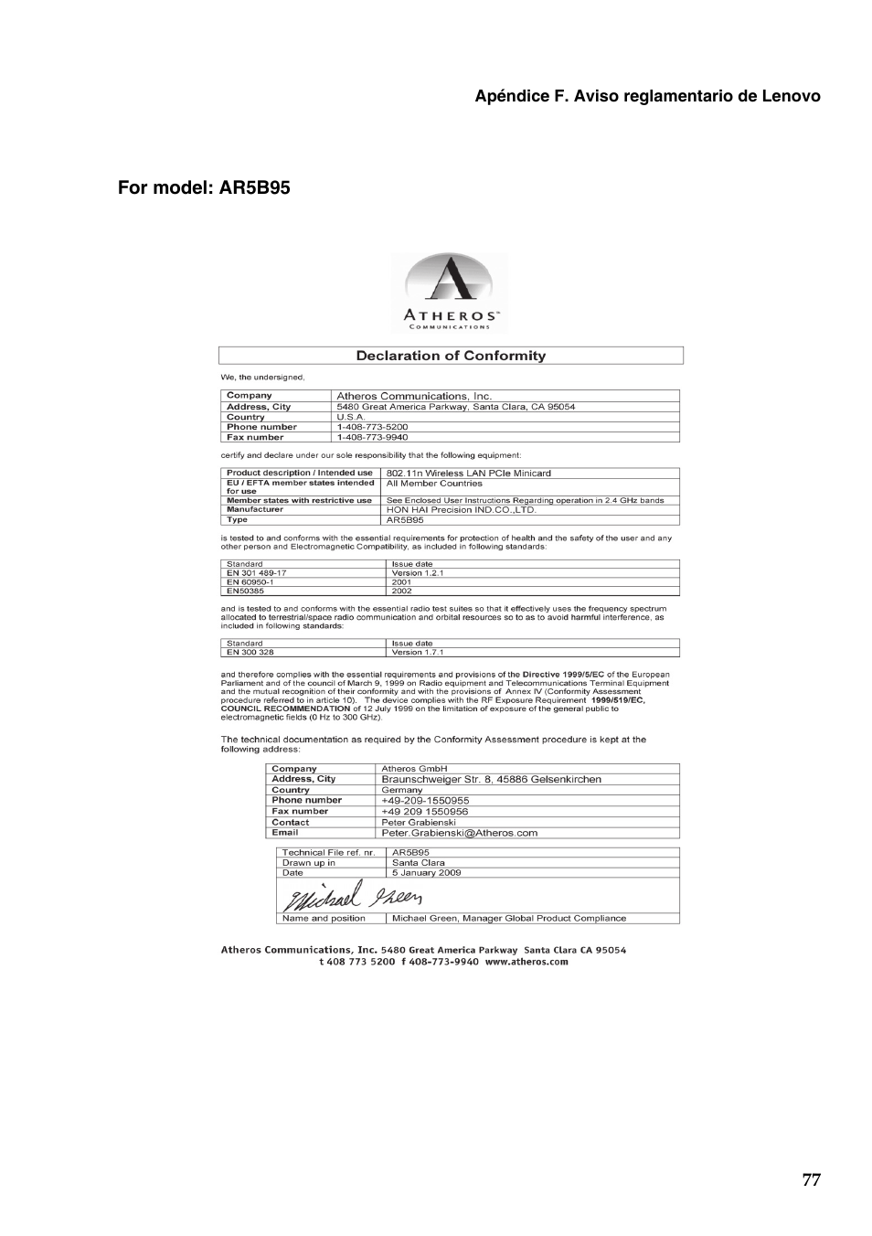 Lenovo G555 Notebook User Manual | Page 85 / 120