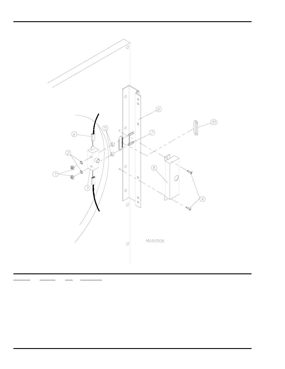 Main door switch, For models mfd. with plastic main door | ADC AD-30V User Manual | Page 22 / 58