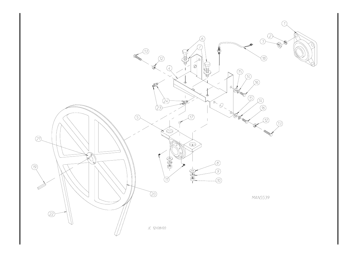 Tumbler bearing assembly | ADC AD-30V User Manual | Page 32 / 58