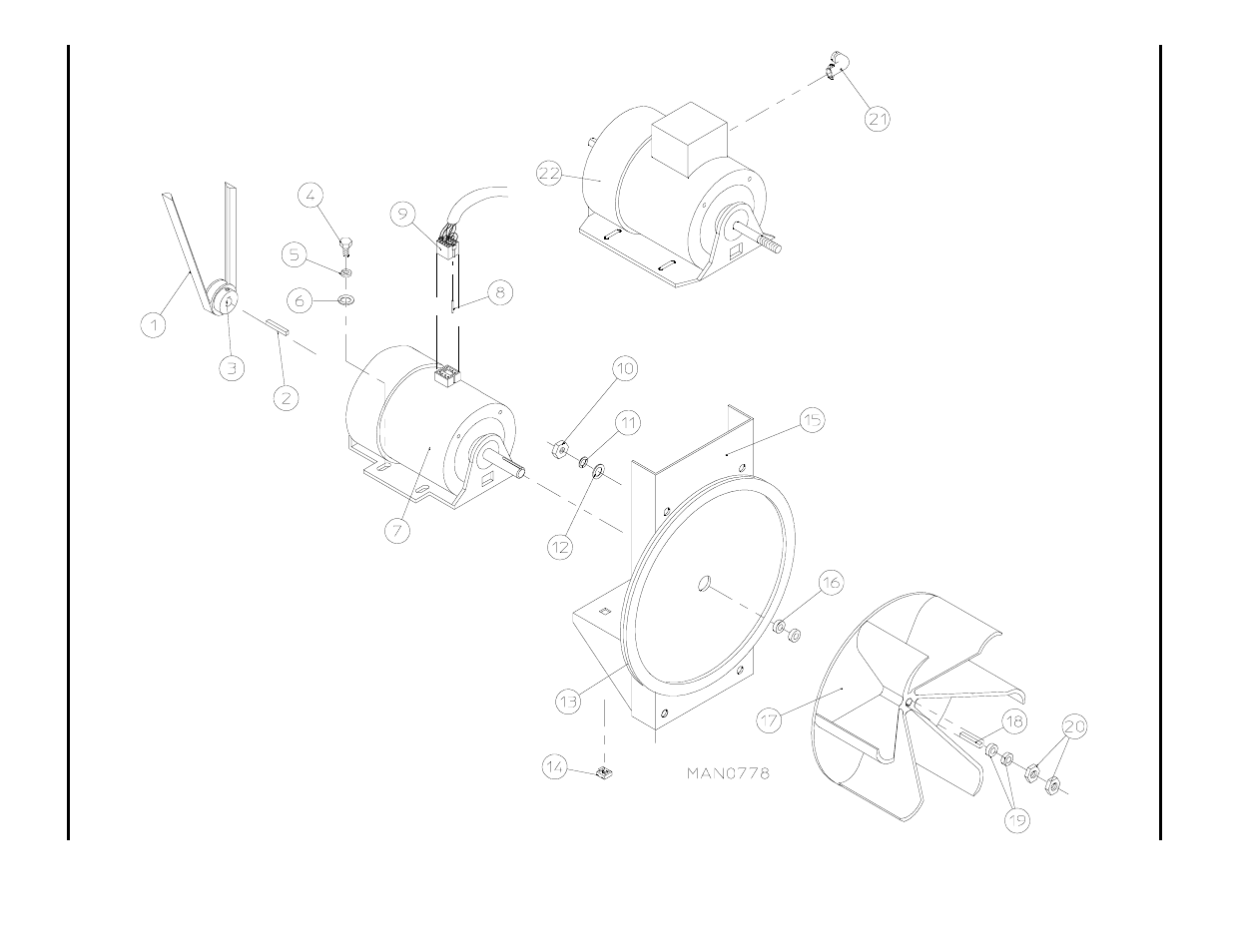 Non-reversing motor mount assembly | ADC AD-30V User Manual | Page 40 / 58