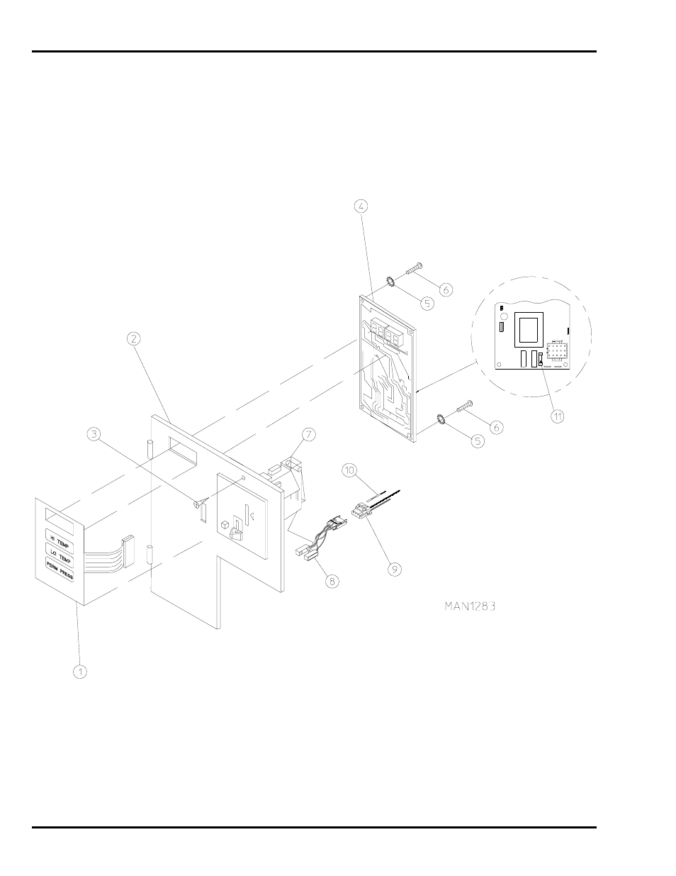 Phase 5 coin microprocessor control panel assembly | ADC AD-30V User Manual | Page 8 / 58