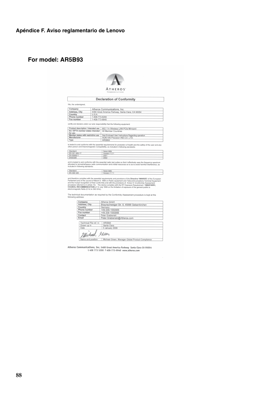 Lenovo G460 Notebook User Manual | Page 96 / 136