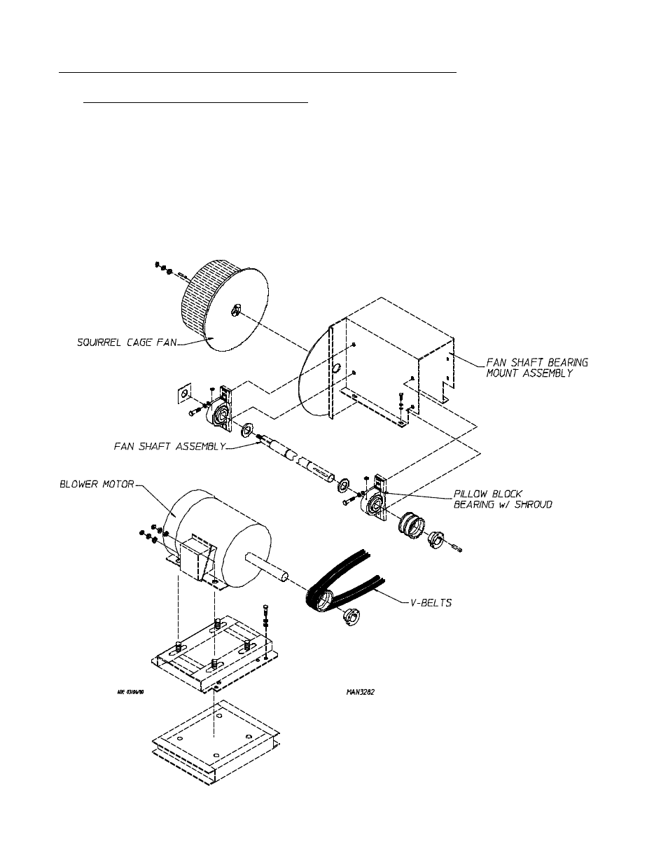 G. blower (squirrel cage fan) motor assembly | ADC AD-200 User Manual | Page 56 / 106