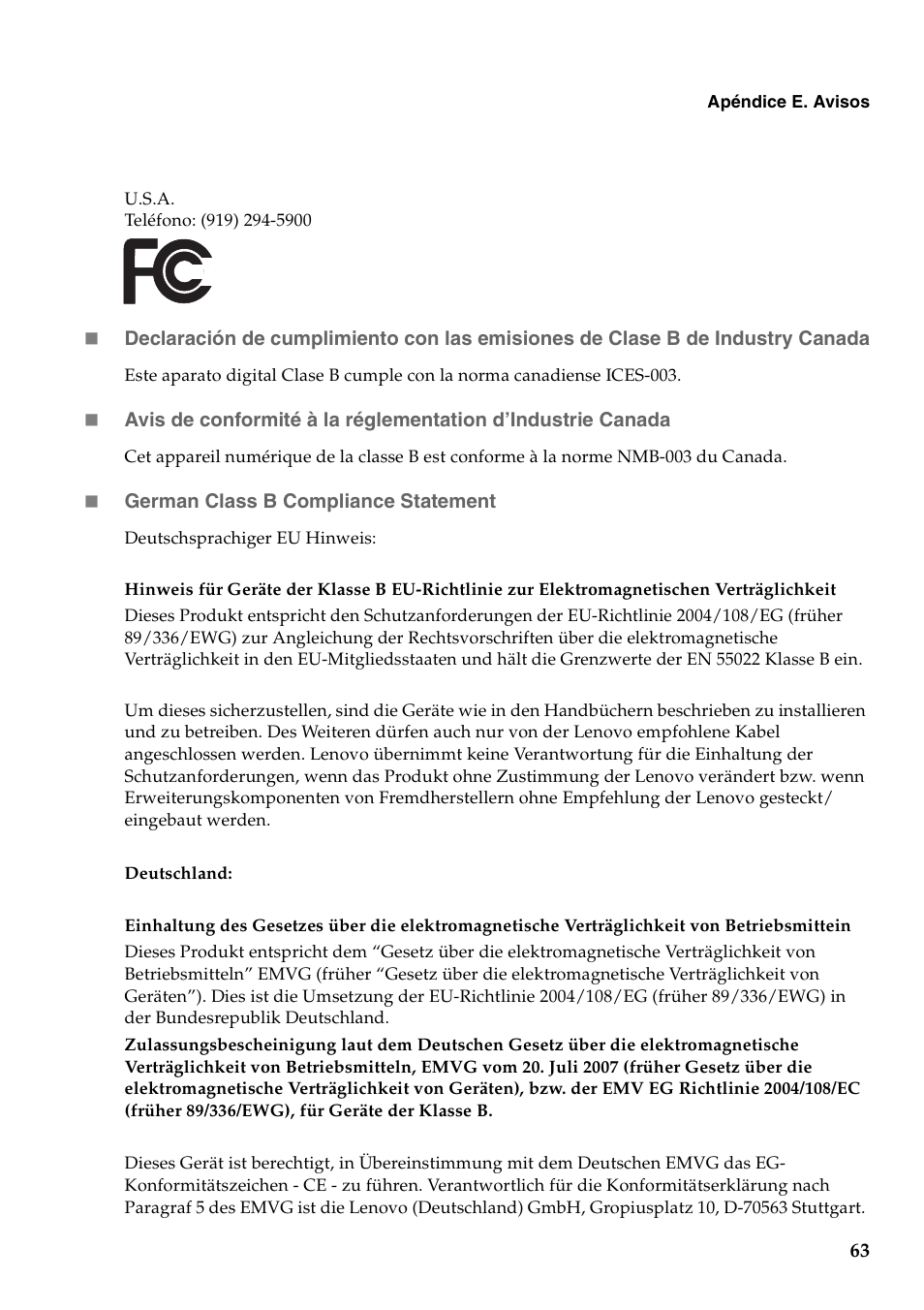 Lenovo G450 Notebook User Manual | Page 71 / 112