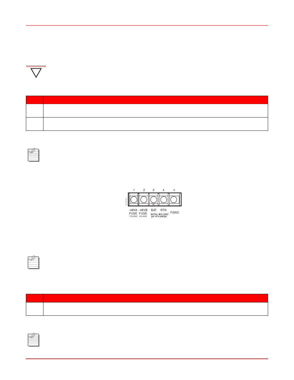 Power and frame ground procedure, Alarms procedure, Figure 2-2. input power terminal block (tb1) | Step action | ADC HiGain HMS-318 User Manual | Page 39 / 60