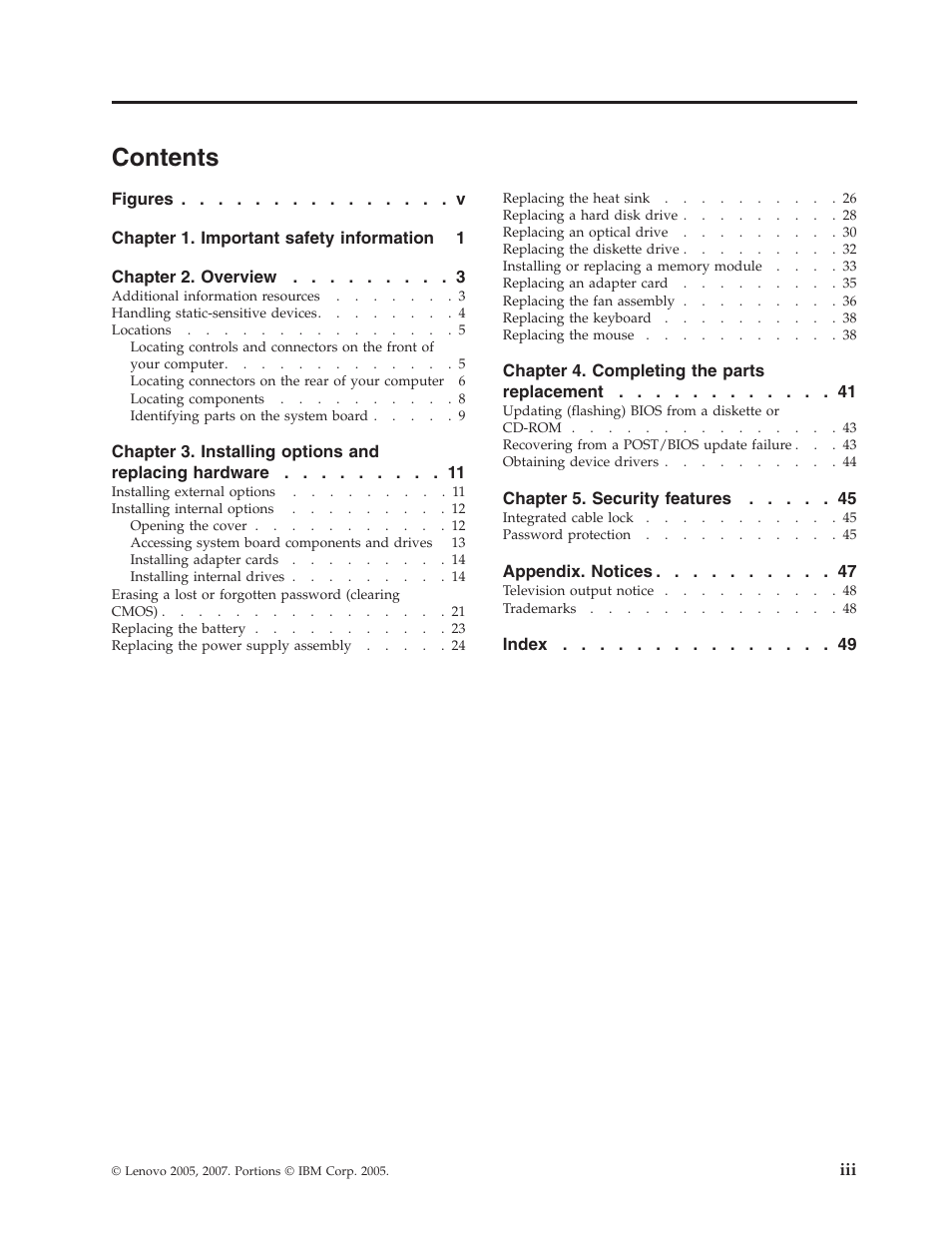 Lenovo ThinkCentre M57p User Manual | Page 5 / 60