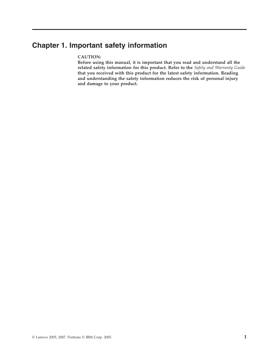 Chapter 1. important safety information, Chapter, Important | Safety, Information | Lenovo ThinkCentre M57p User Manual | Page 9 / 60