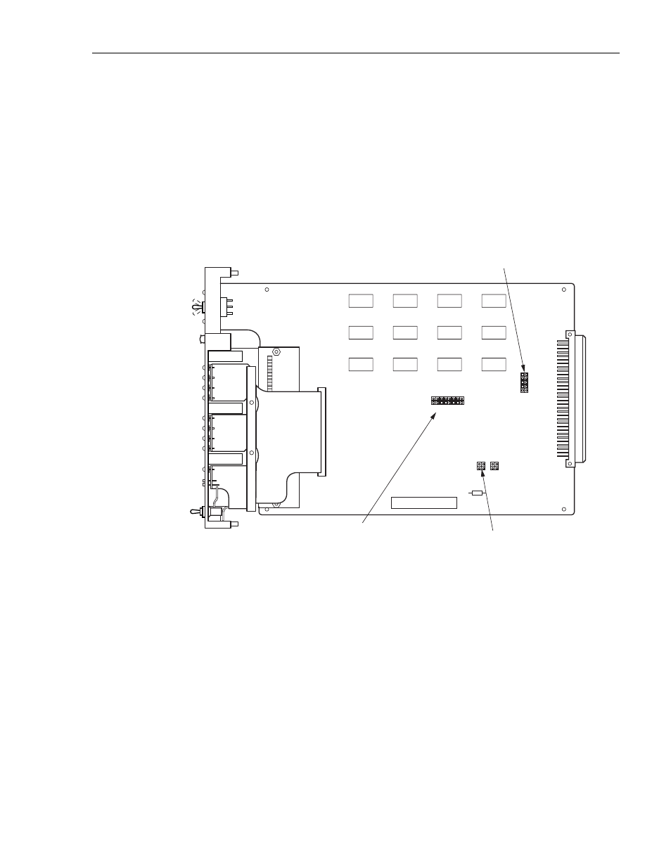 Automatic alarm reset jumper installation -9, Automatic alarm reset jumper installation, Figure 6-7 | 3 automatic alarm reset jumper installation | ADC RS-232/V24 User Manual | Page 74 / 103