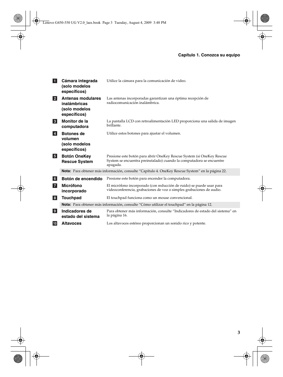 Lenovo G450 Notebook User Manual | Page 11 / 110