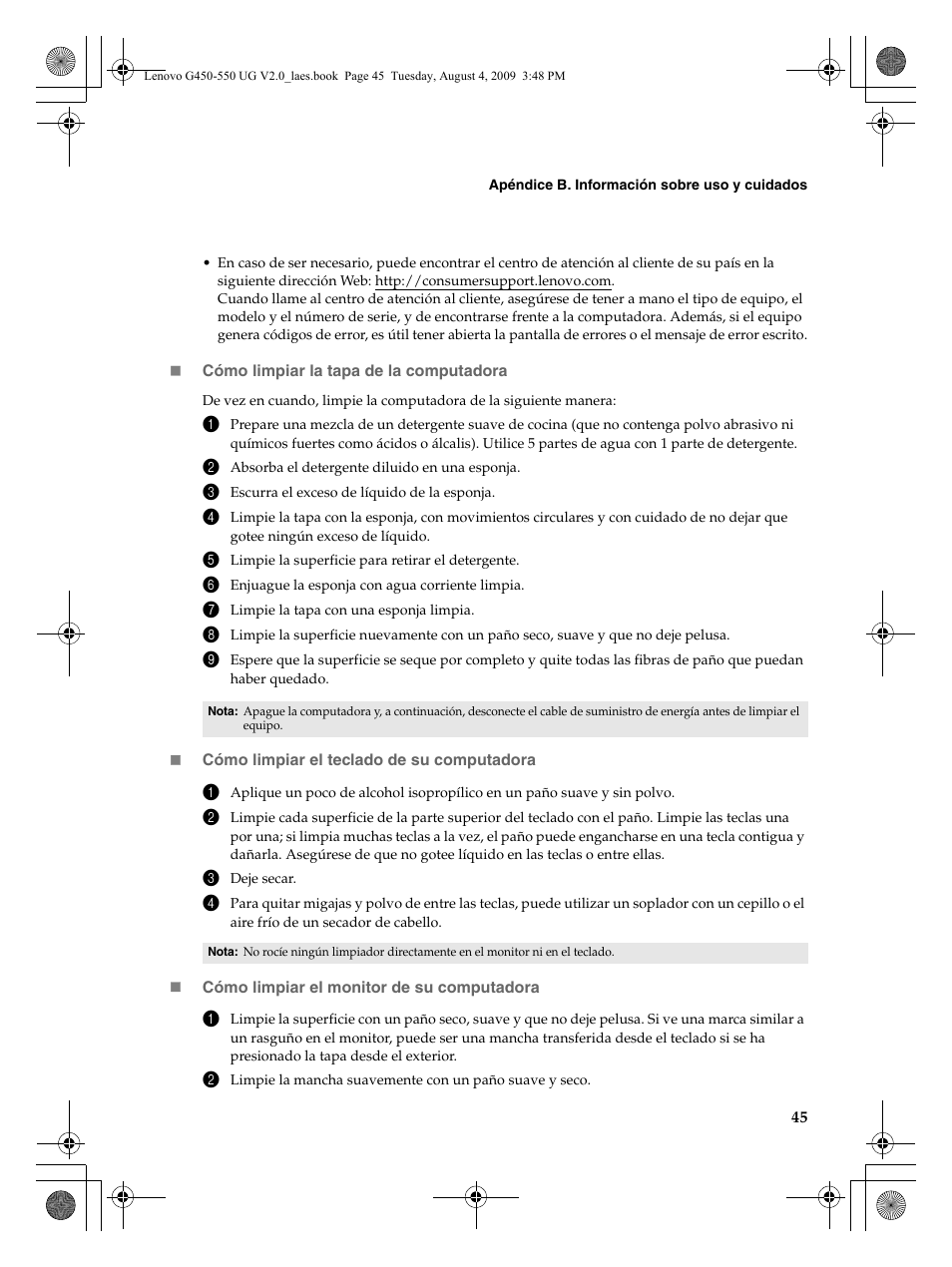Lenovo G450 Notebook User Manual | Page 53 / 110