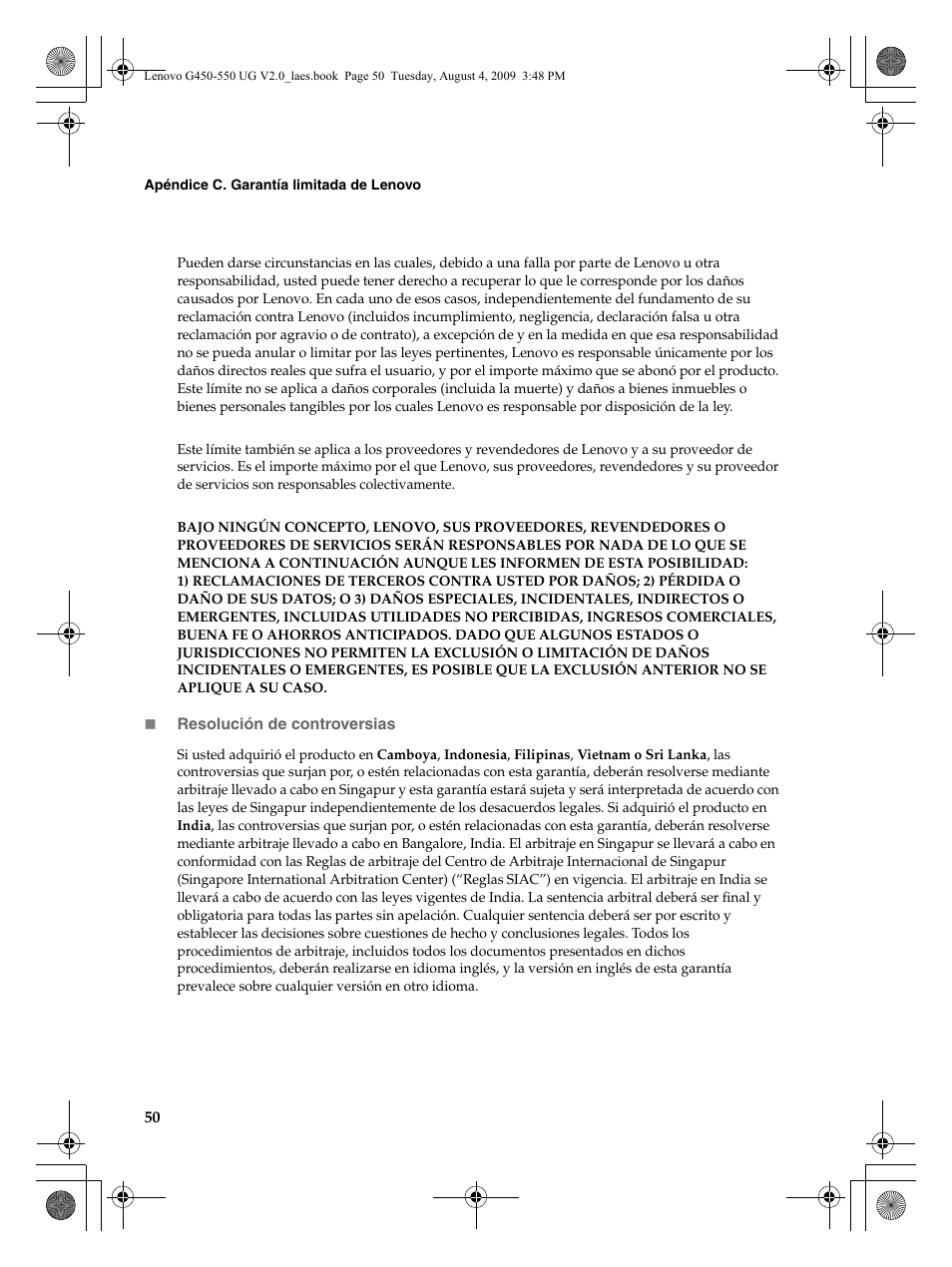 Lenovo G450 Notebook User Manual | Page 58 / 110