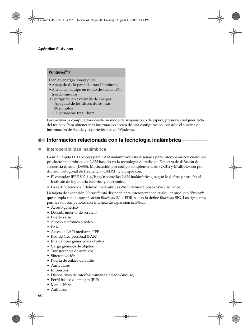 Lenovo G450 Notebook User Manual | Page 68 / 110