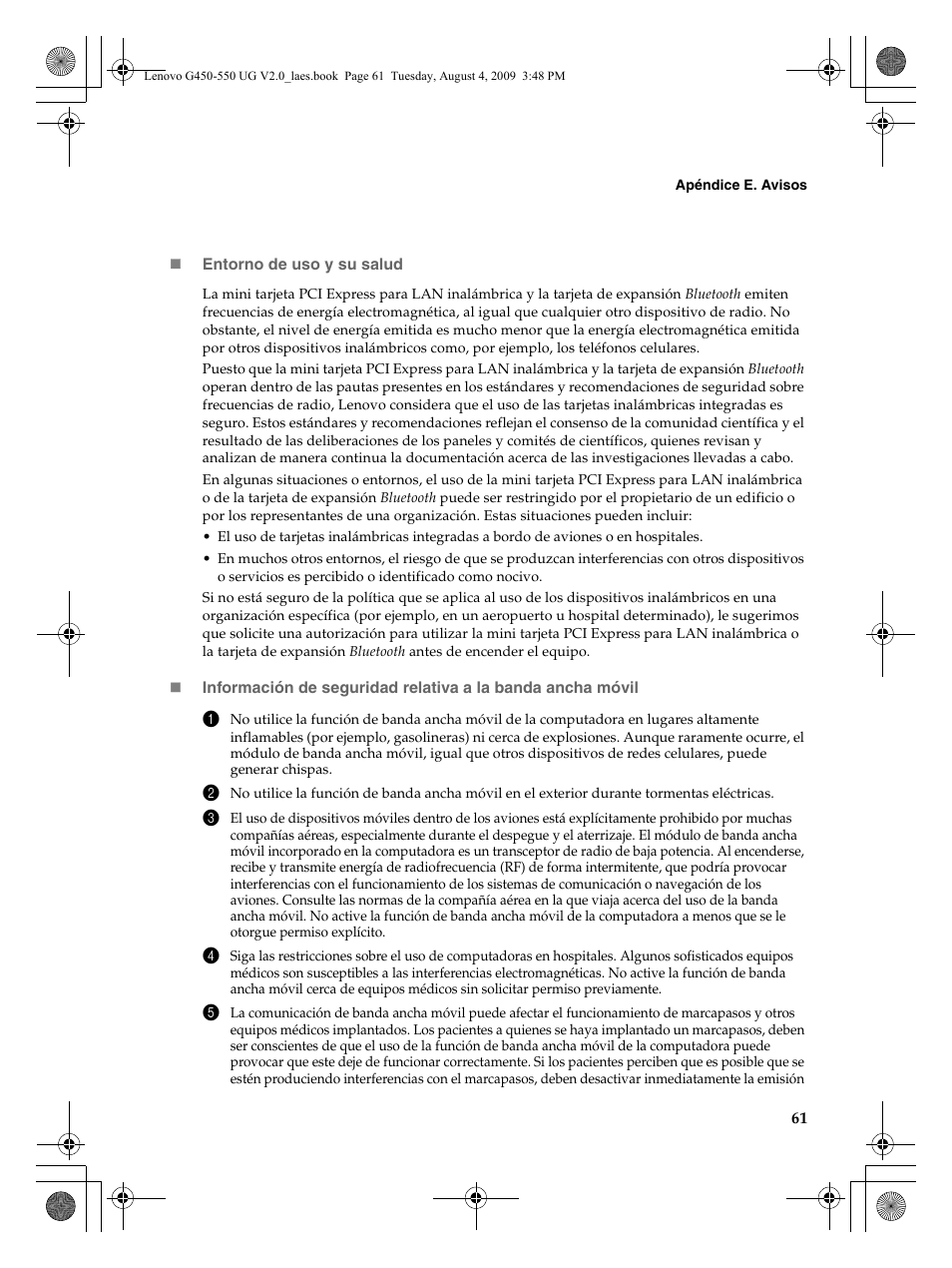 Lenovo G450 Notebook User Manual | Page 69 / 110