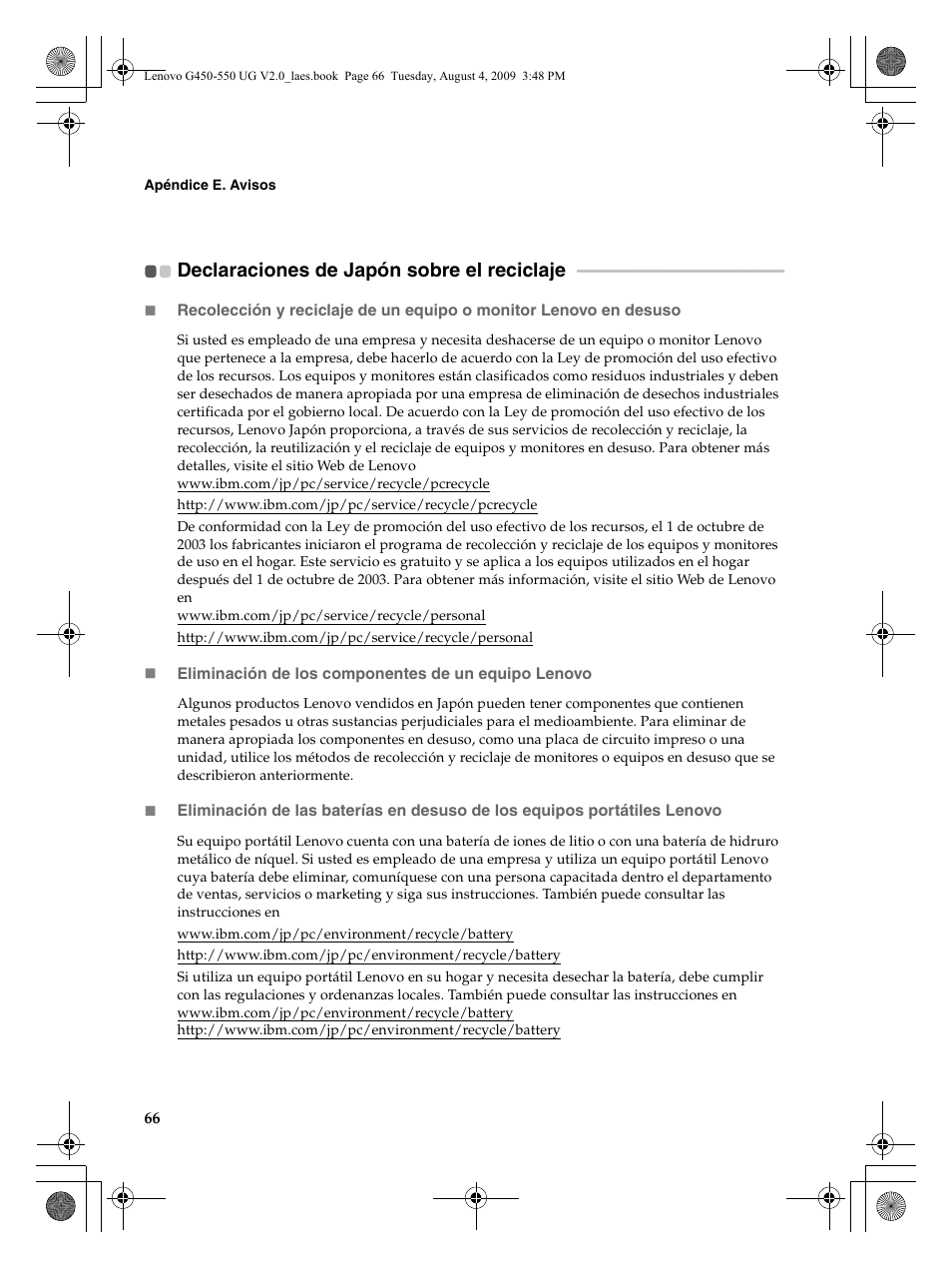 Lenovo G450 Notebook User Manual | Page 74 / 110