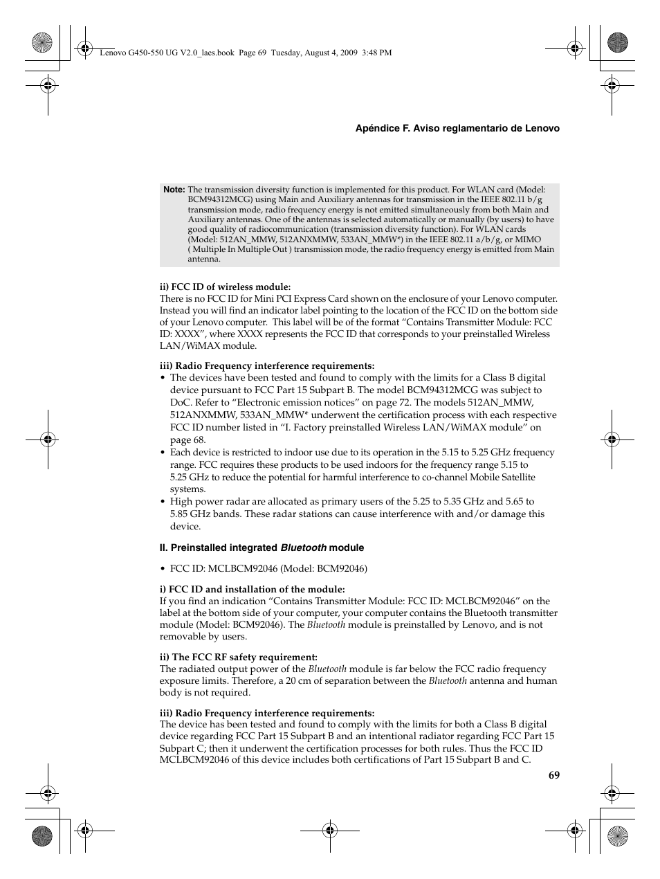 Lenovo G450 Notebook User Manual | Page 77 / 110