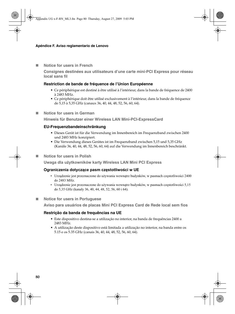 Lenovo G450 Notebook User Manual | Page 88 / 110