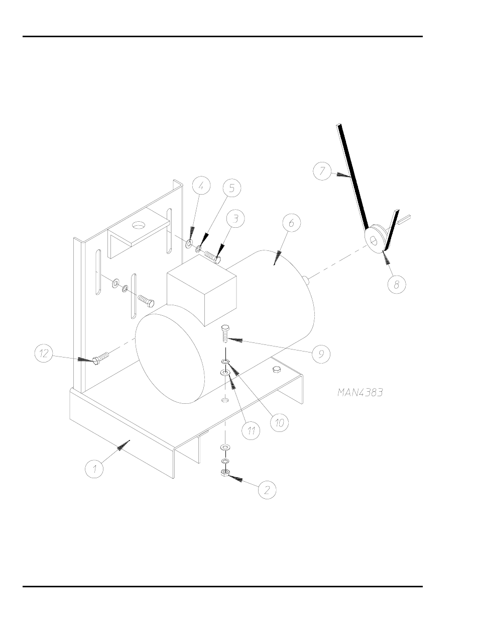 Drive motor assembly | ADC ML-96 User Manual | Page 16 / 34