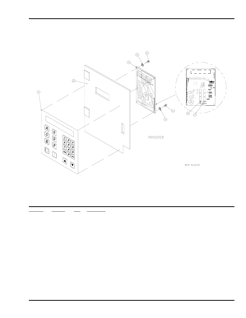 Phase 7 opl microprocessor control panel assembly | ADC ML-96 User Manual | Page 5 / 34