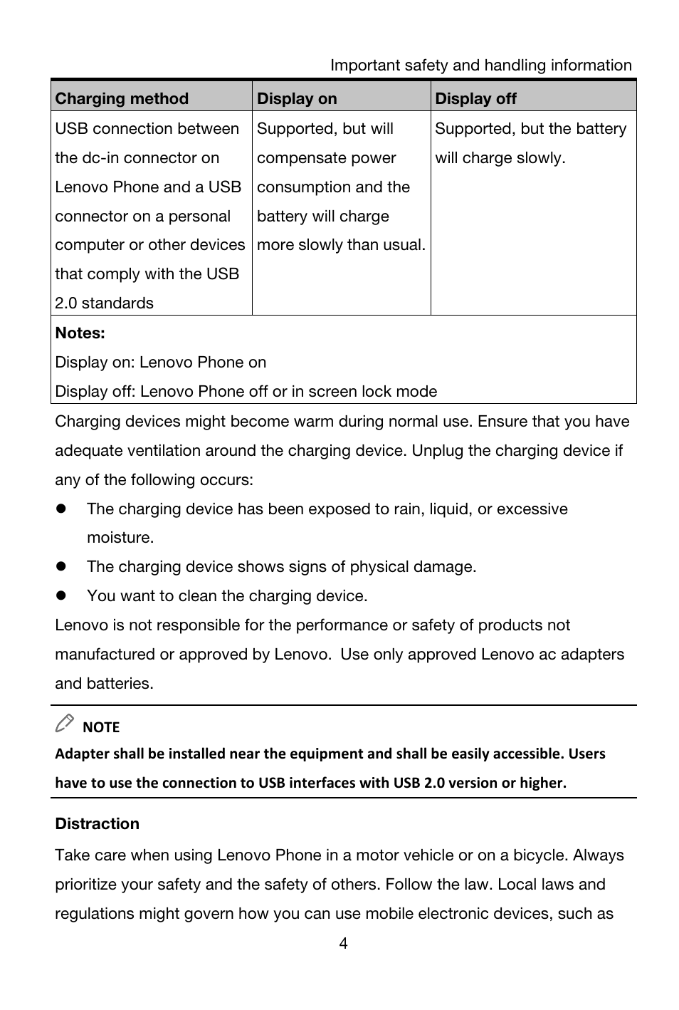 Lenovo A606 Smartphone User Manual | Page 5 / 18