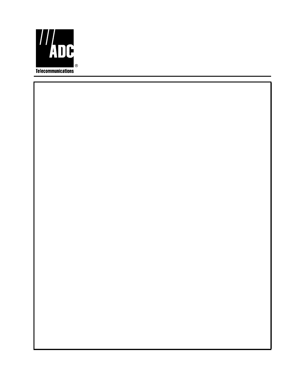ADC ICX-250 User Manual | 75 pages