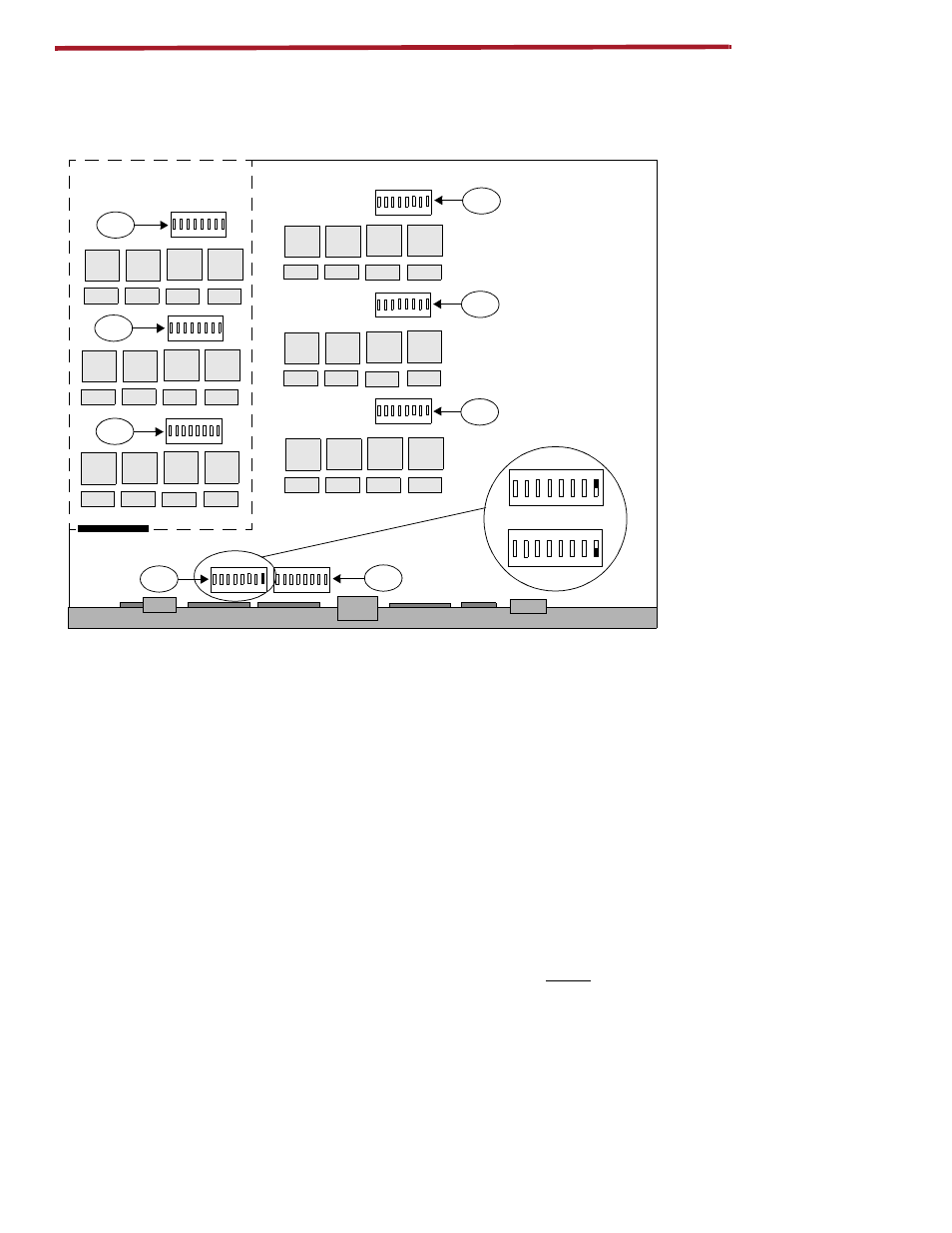 Fxs ports - fxs time slot assignment, On off, Dip switch - internal) | ADC ICX-250 User Manual | Page 35 / 75