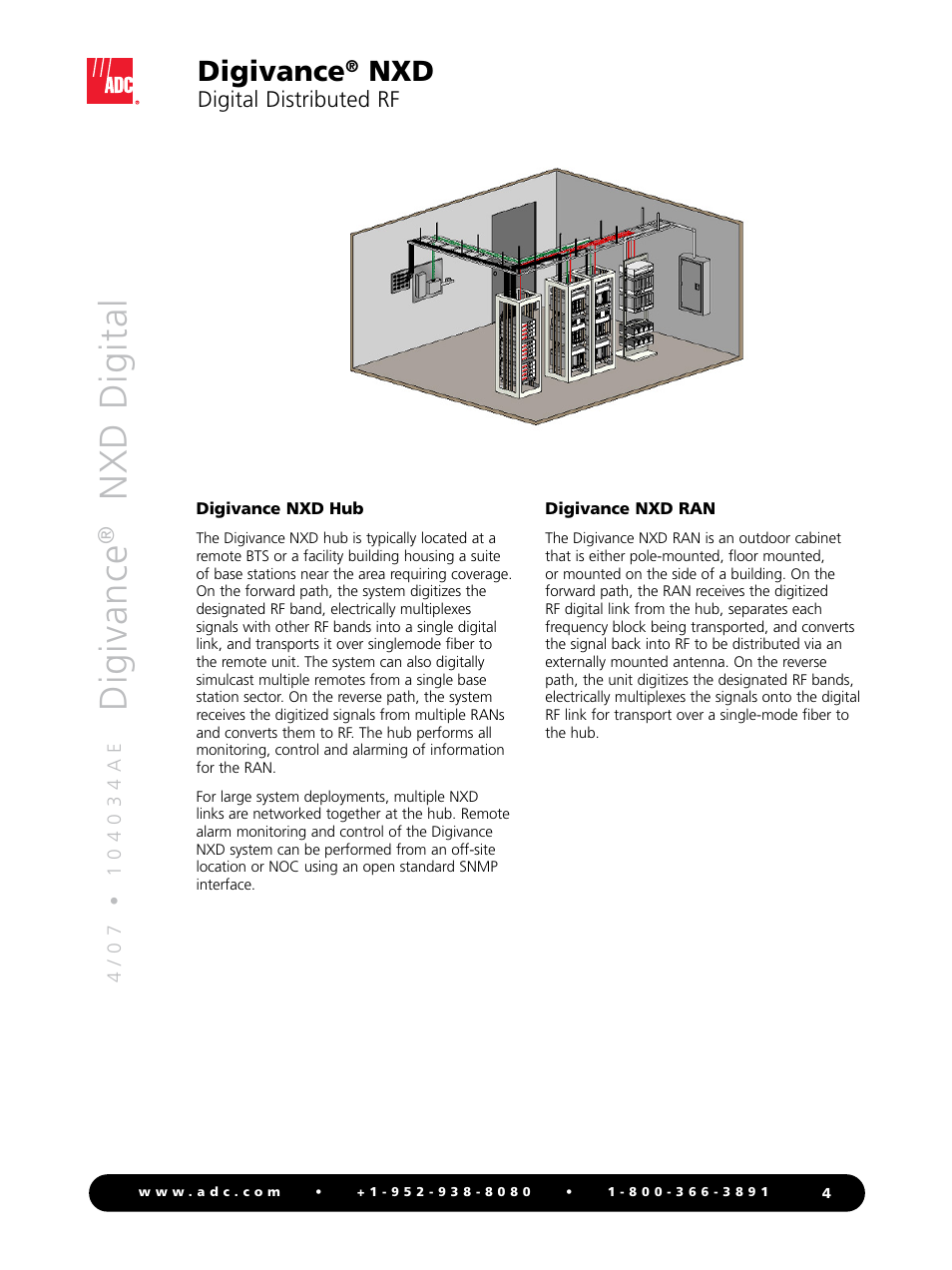 Dig iv an ce, Digivance | ADC Digivance NXD User Manual | Page 4 / 8