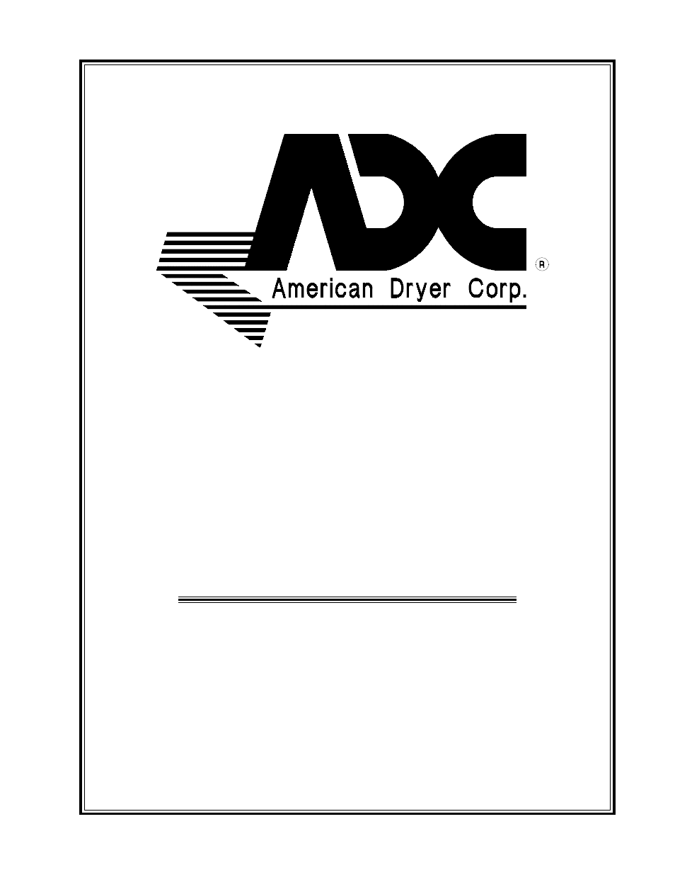 ADC Gas Electric Steam WDA-540 User Manual | 66 pages