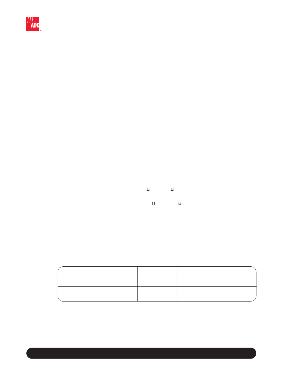 Ds1/ds1c/ds2 t ransport system cable, Ds1/ds1c/ds2 transport system cable, Specifications | ADC Transport System Cable DS2 User Manual | Page 3 / 4