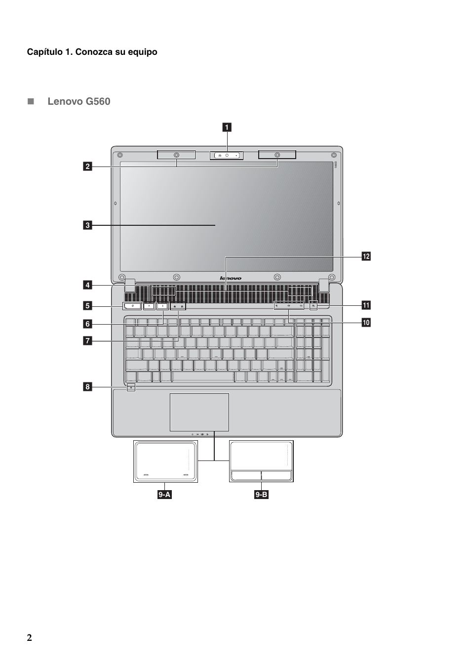 Lenovo G560 Notebook User Manual | Page 10 / 134