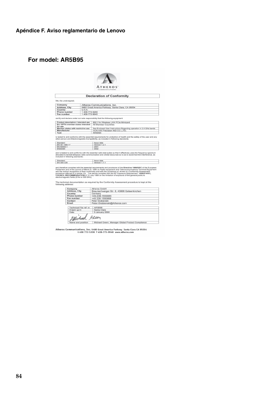 Lenovo G560 Notebook User Manual | Page 92 / 134