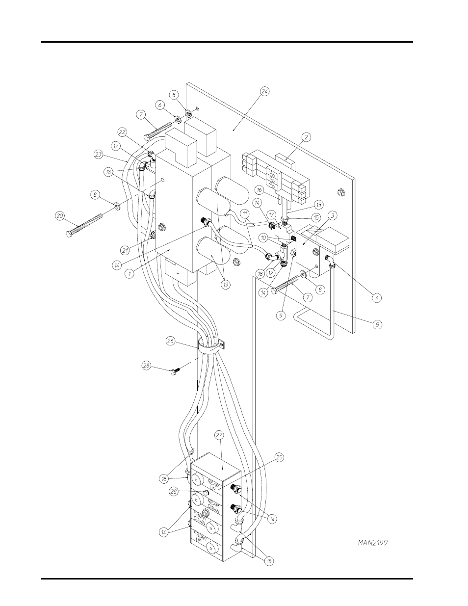 Pneumatic panel assembly | ADC AD-464 User Manual | Page 100 / 118