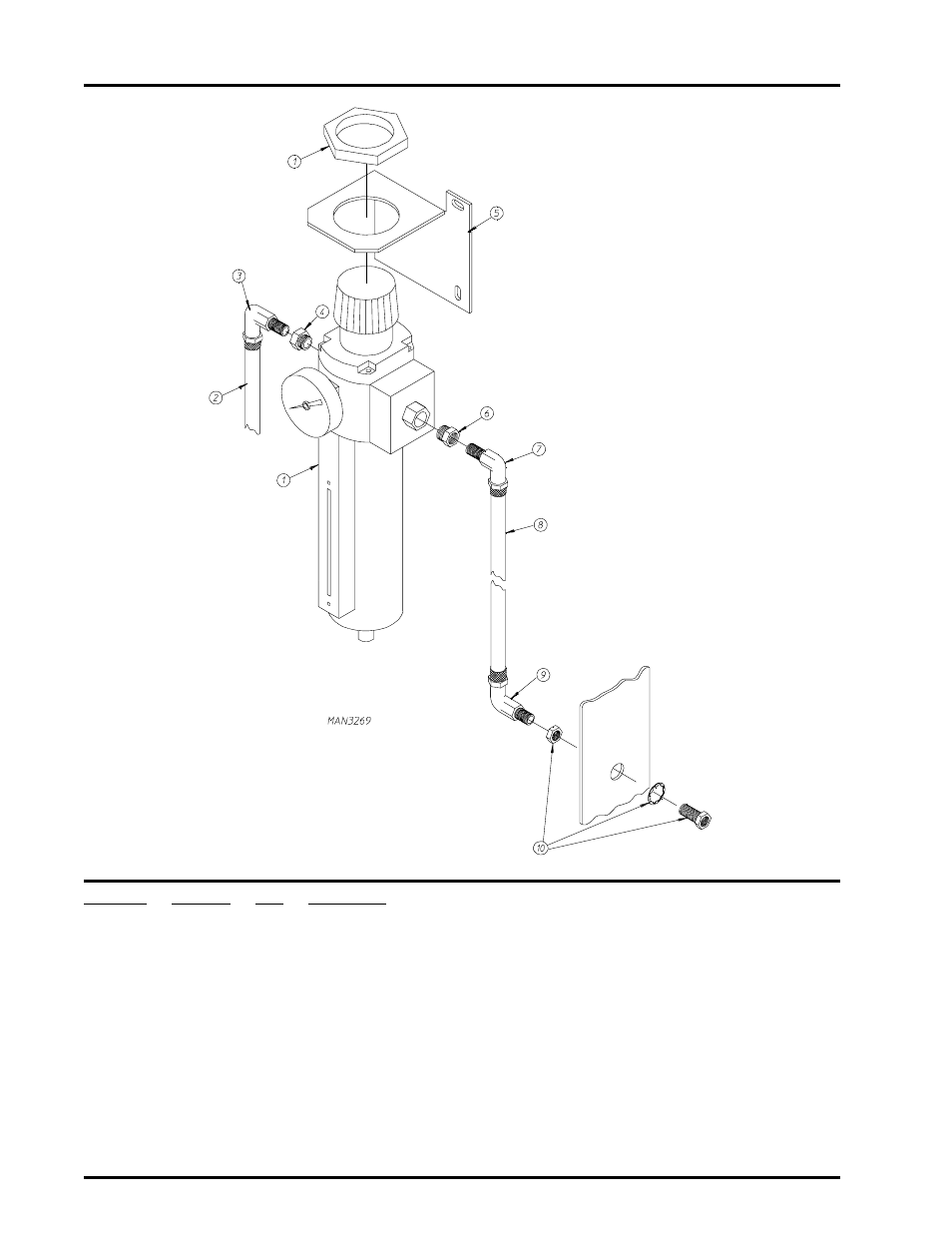 Filter/regulator assembly | ADC AD-464 User Manual | Page 104 / 118