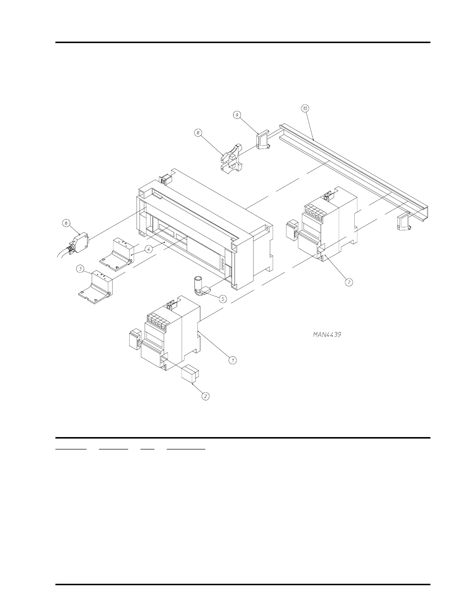 Main electrical panel rail #1 assembly | ADC AD-464 User Manual | Page 105 / 118