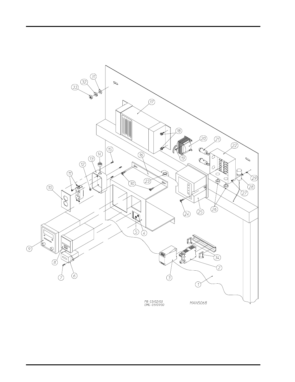Main electrical panel upper component assembly, For gas models only , 109 | ADC AD-464 User Manual | Page 110 / 118