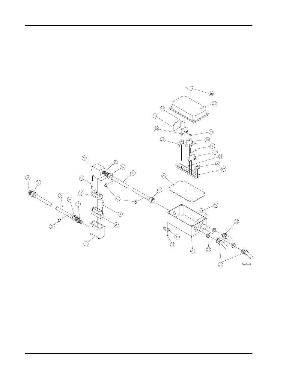 Base junction box assembly , 1 | ADC AD-464 User Manual | Page 116 / 118