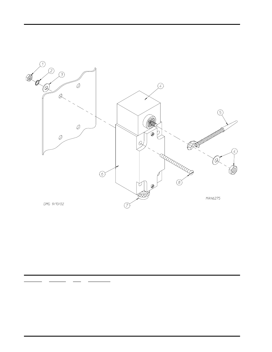 Load door closed switch assembly | ADC AD-464 User Manual | Page 34 / 118