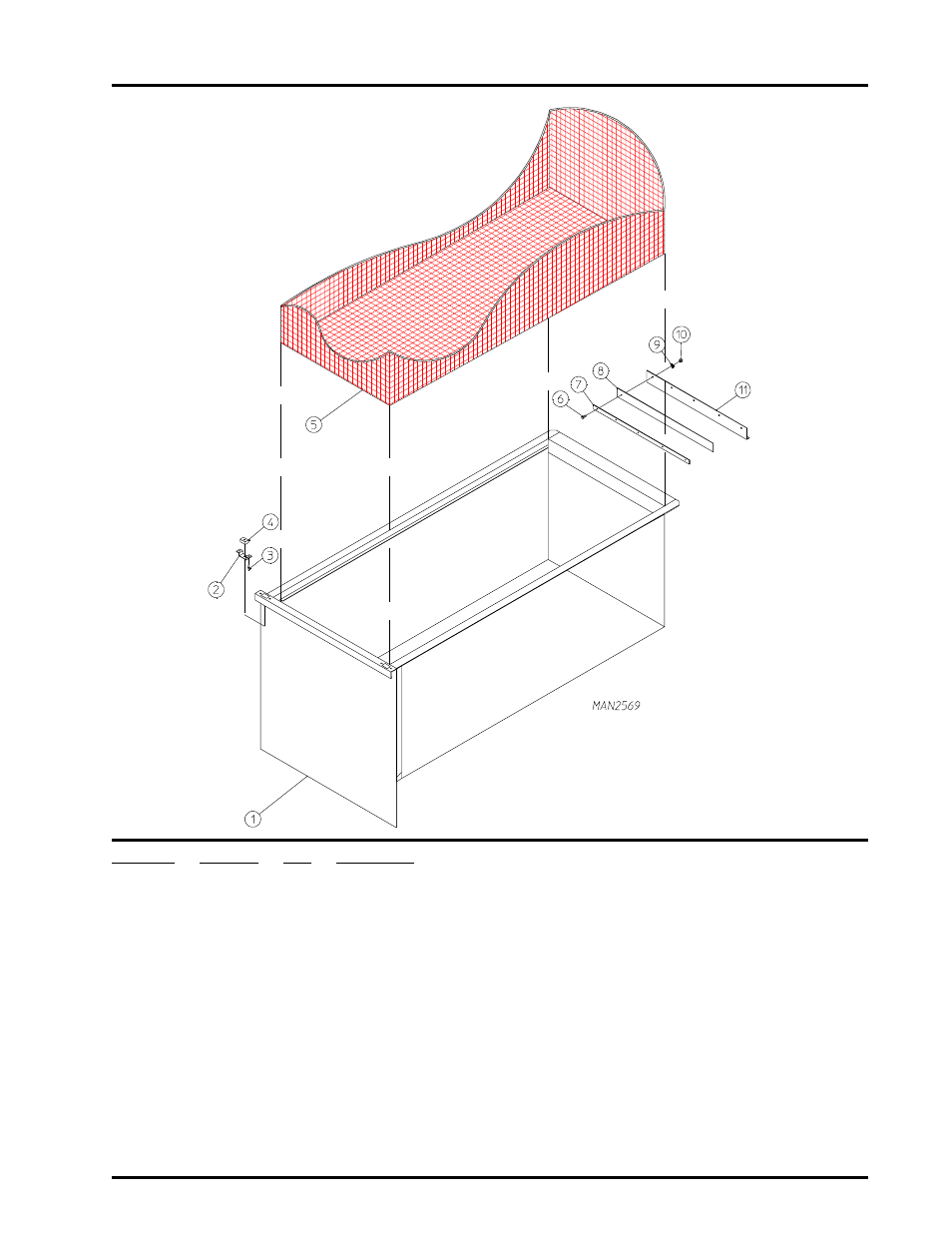 Right lint drawer/basket assembly | ADC AD-464 User Manual | Page 43 / 118