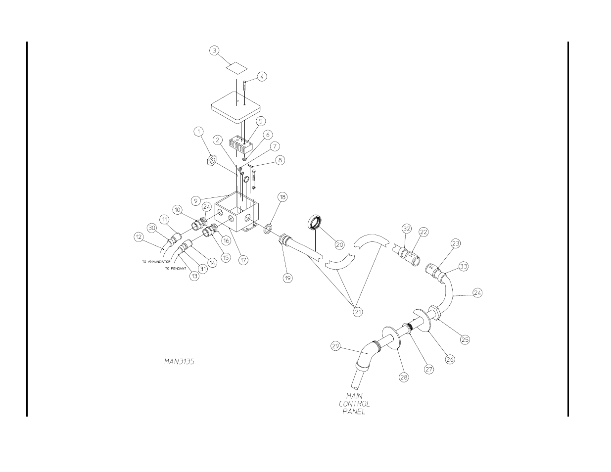 Top of dryer pendant/annunciator assembly , 83 | ADC AD-464 User Manual | Page 84 / 118