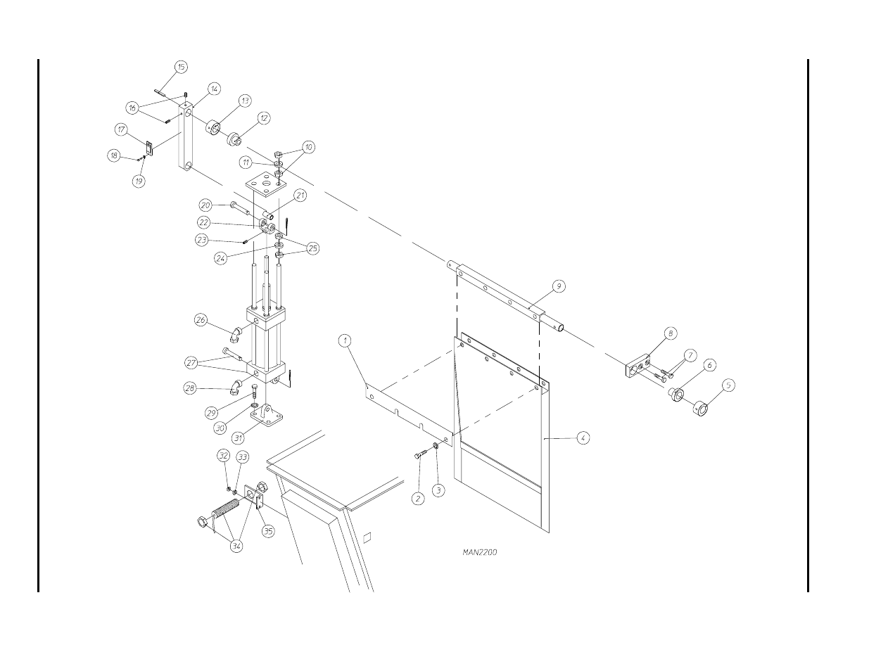 Heat reclaimer damper assembly, For models mfd. prior to march 3, 1997 , 91 | ADC AD-464 User Manual | Page 92 / 118