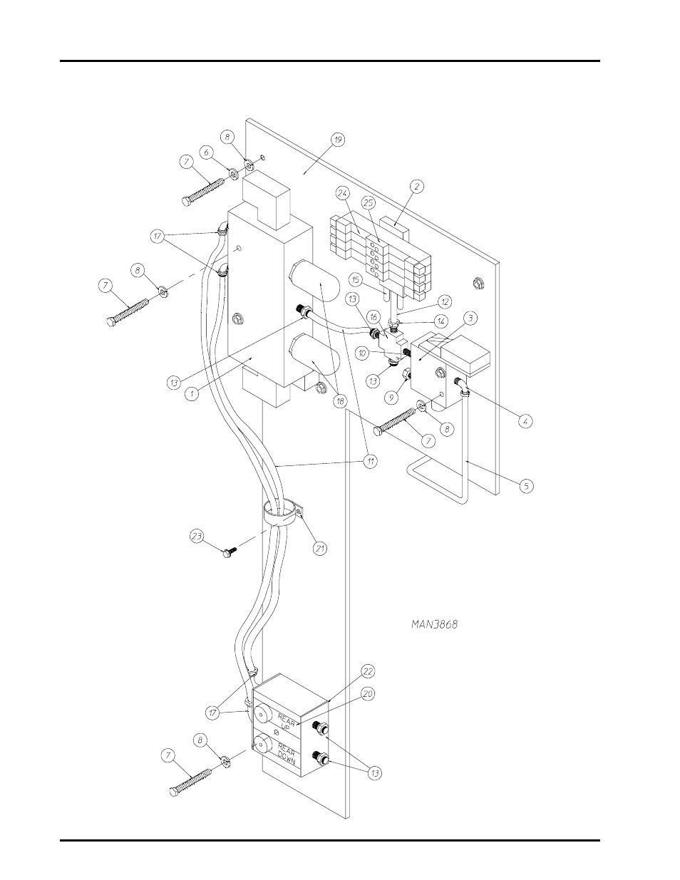 Pneumatic panel assembly | ADC AD-464 User Manual | Page 96 / 118