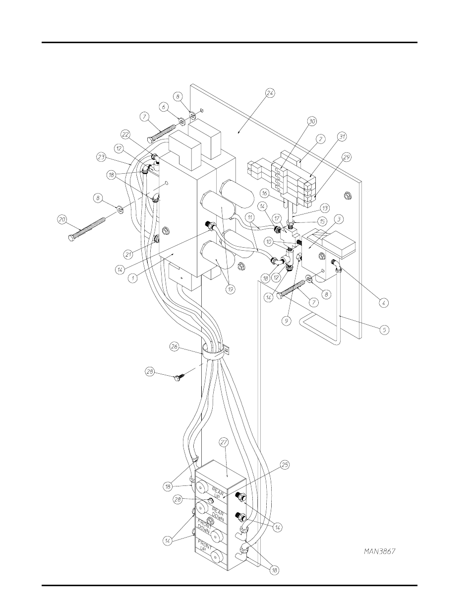 Pneumatic panel assembly | ADC AD-464 User Manual | Page 98 / 118