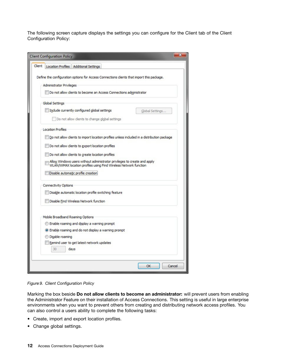 Lenovo ThinkVantage Access Connections User Manual | Page 16 / 42