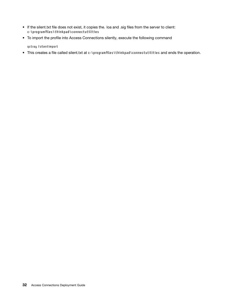 Lenovo ThinkVantage Access Connections User Manual | Page 36 / 42