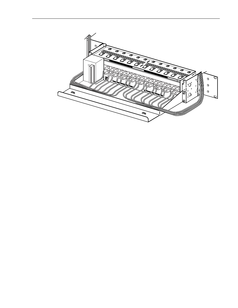 Figure 15. avis chassis cable routing | ADC PWR-AVIS User Manual | Page 19 / 33