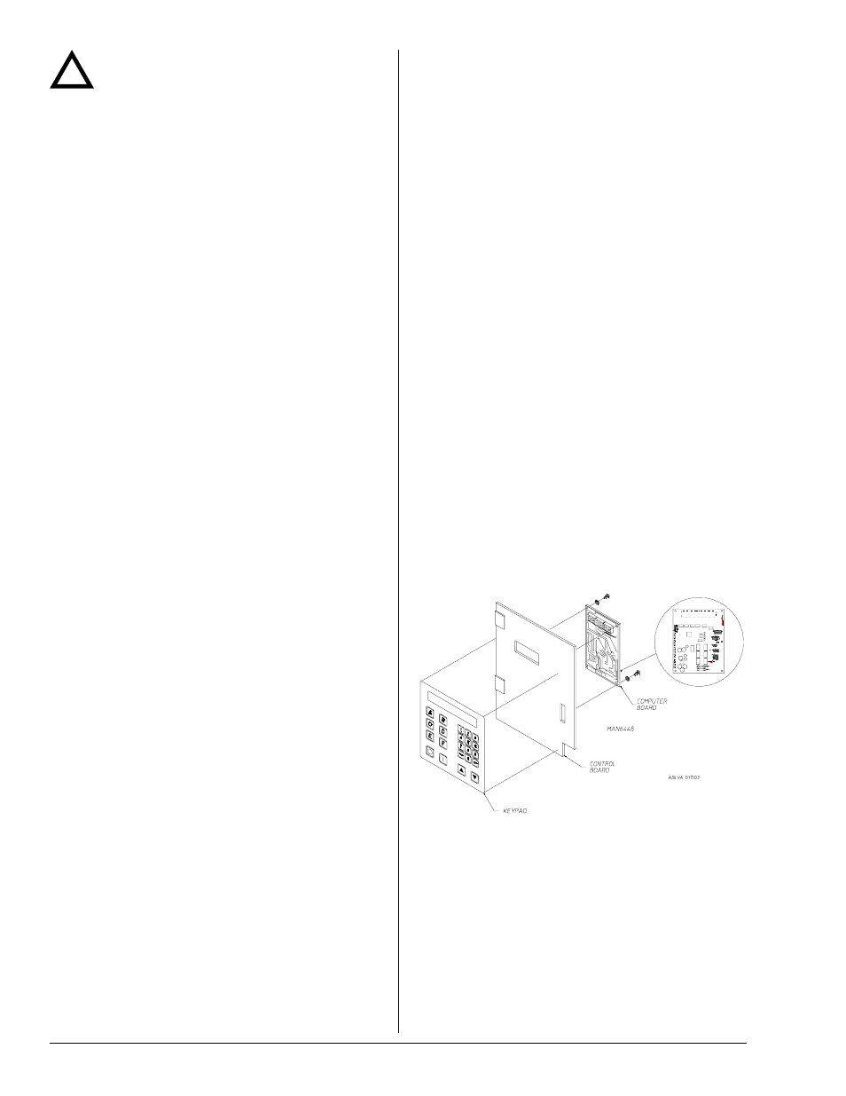 Electrical and gas requirements, Operational service check procedure, Description of parts | ADC ML-122 User Manual | Page 6 / 26
