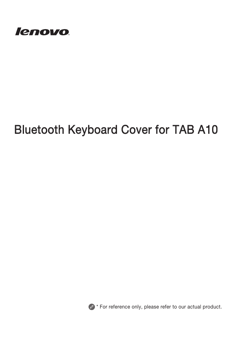 Lenovo A10-70 Tablet User Manual | 6 pages