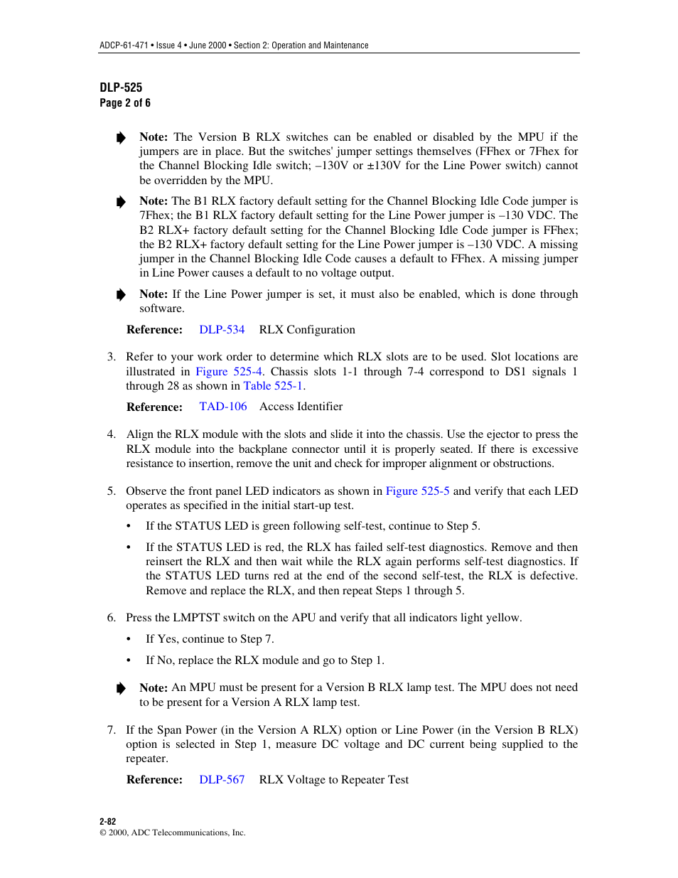 ADC Soneplex Broadband System User Manual | Page 105 / 342