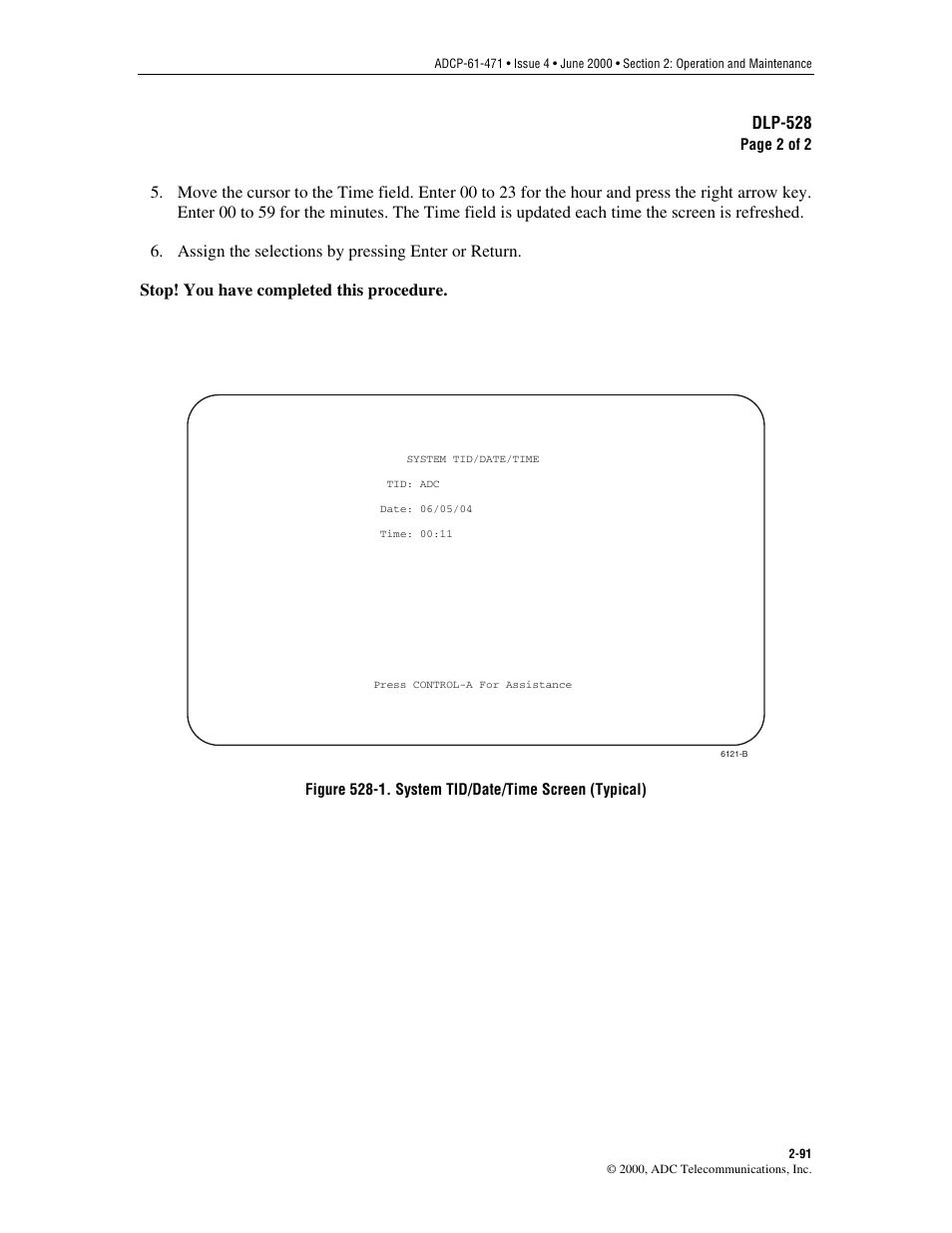 Dlp-528 | ADC Soneplex Broadband System User Manual | Page 114 / 342