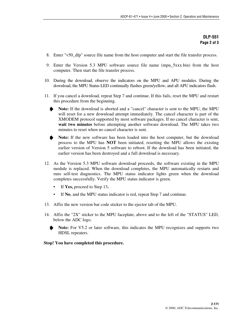 ADC Soneplex Broadband System User Manual | Page 194 / 342