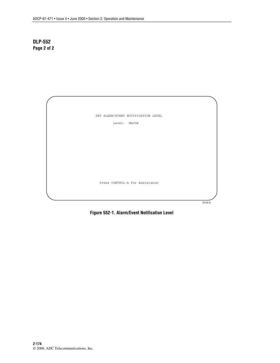 Dlp-552 | ADC Soneplex Broadband System User Manual | Page 197 / 342